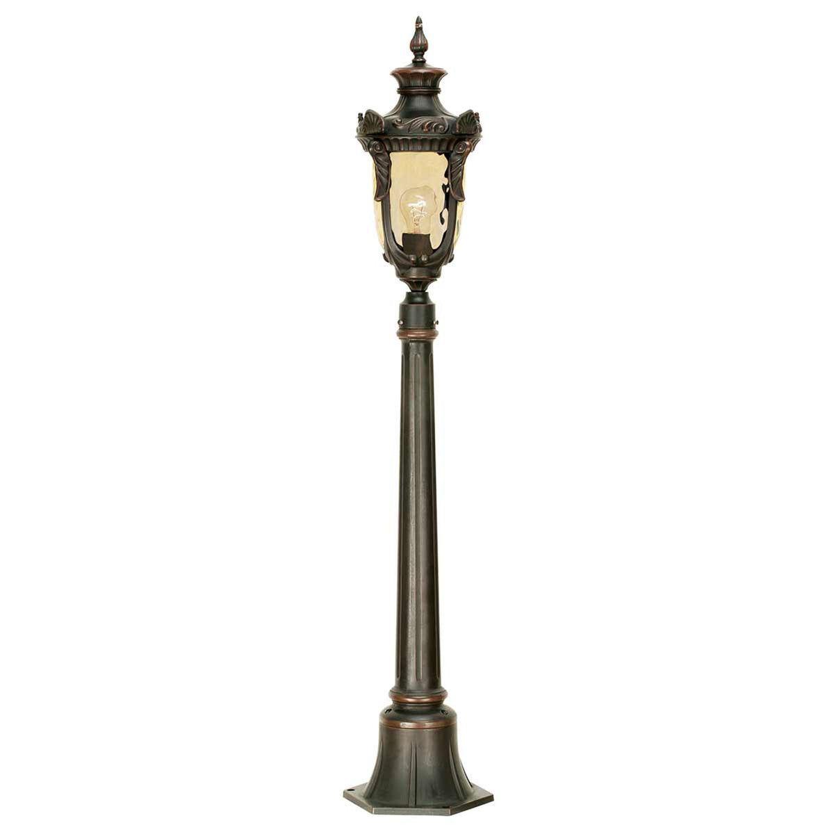 Sockellampe Philadelphia 1 lyskilde IP44 Bronze 116cm (1)