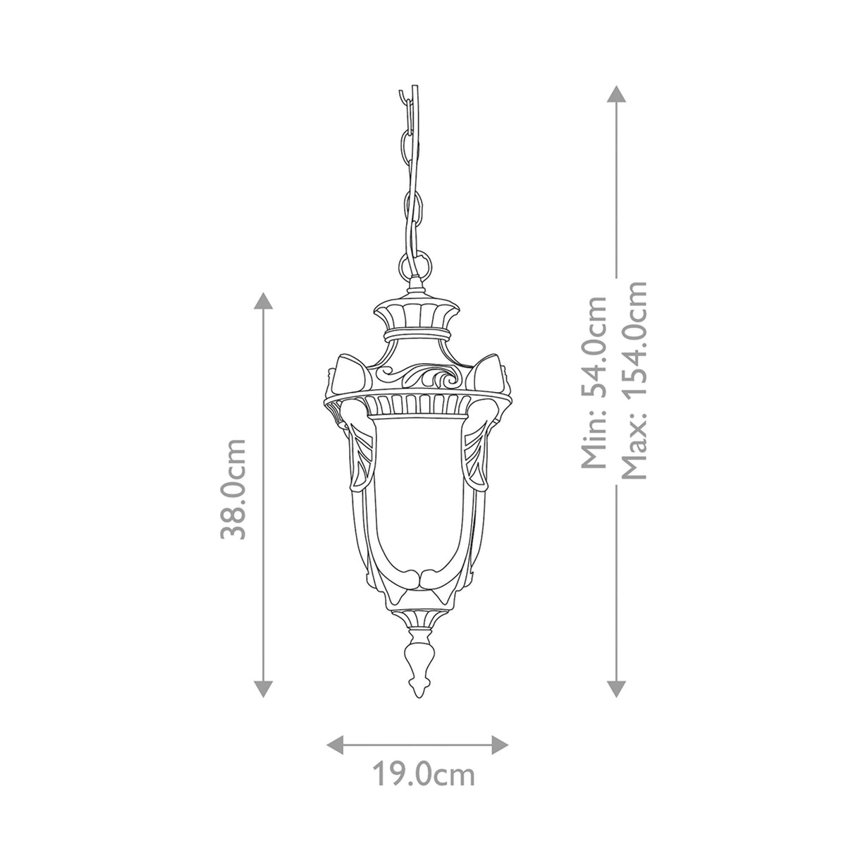 Philadelphia pendant light 1-light bronze Ø 19 cm (5)
