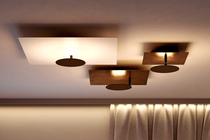 Moderne Deckenleuchten mit geometrischen Formen, elegant und stilvoll, ideal für jeden modernen Wohnraum.