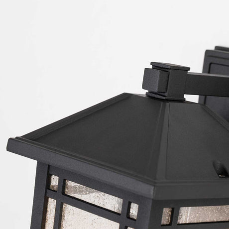 Außen-Wandlaterne Cedar Point 1-flammig IP44 Schwarz Ø15cm (2)