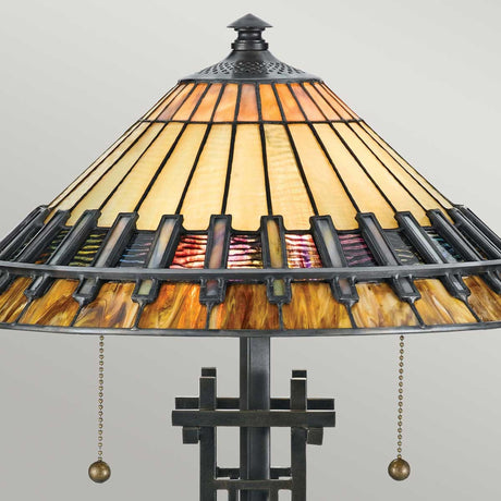 Tischleuchte Chastain 2-flammig Bronze (2)