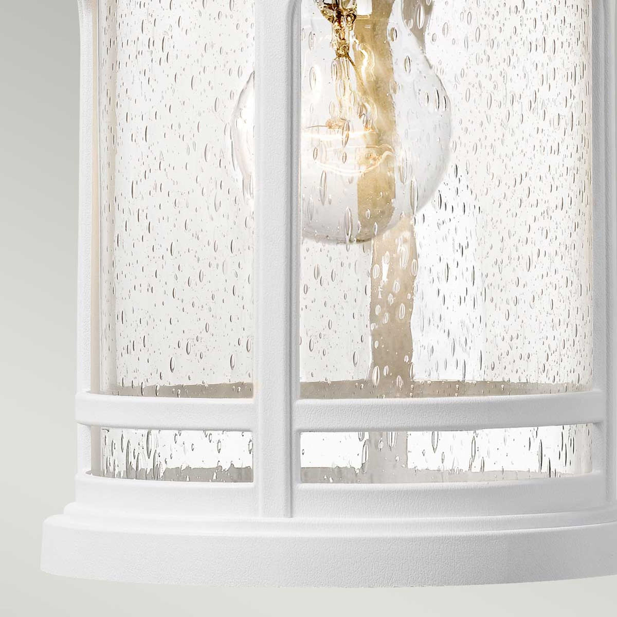 Applique extérieure Marblehead à 1 lumière en verre IP44 blanc 22x34cm (4)