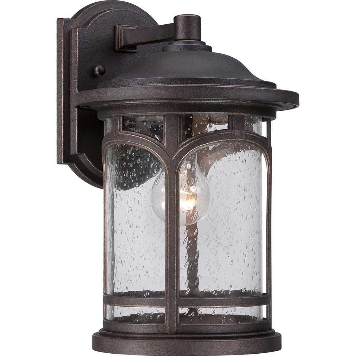 Außenwandleuchte Marblehead 1-flammig IP44 Bronze 23x37cm (3)