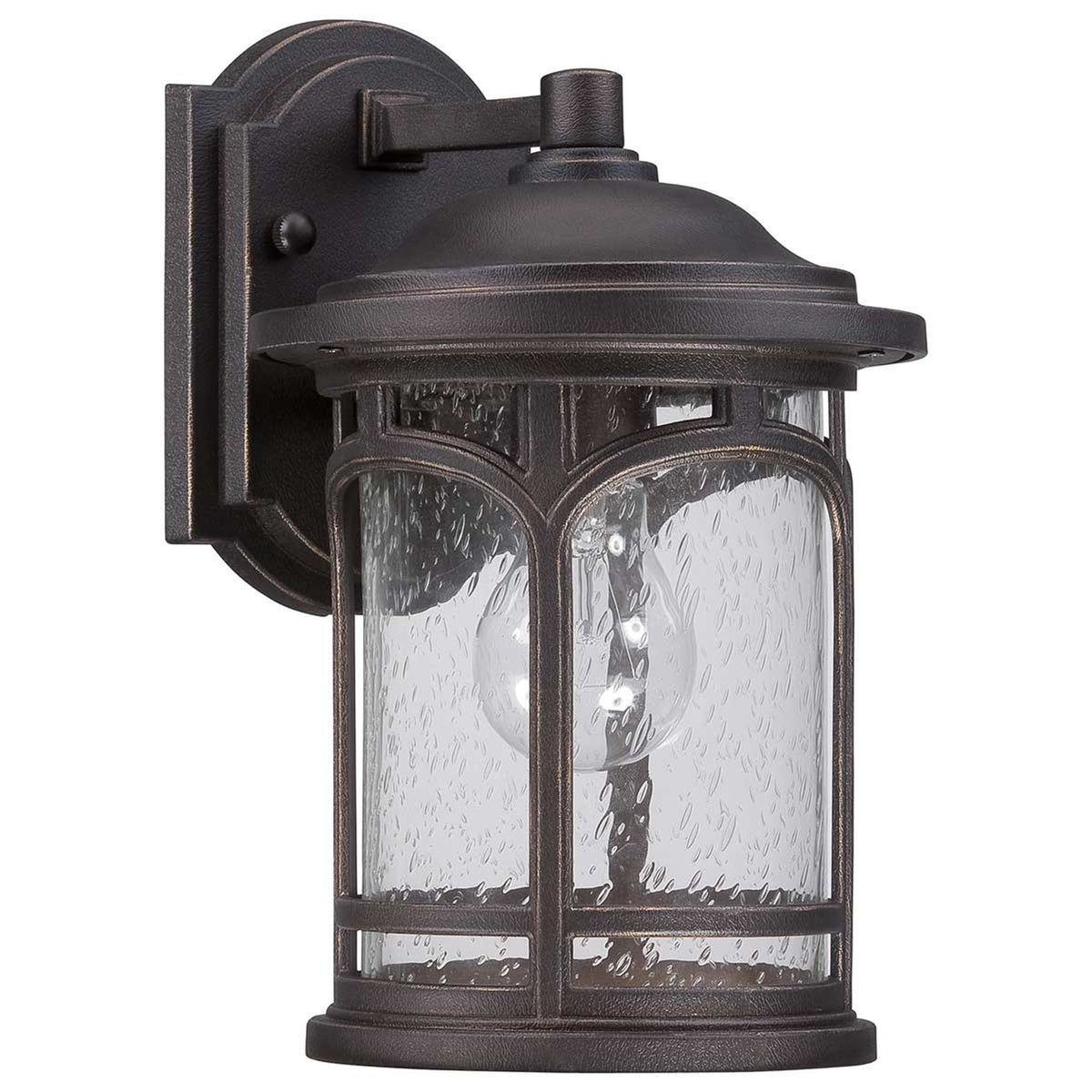 Marblehead utendørs vegglampe 1-lyskilde Klassisk IP44 Bronse 18x21cm (4)