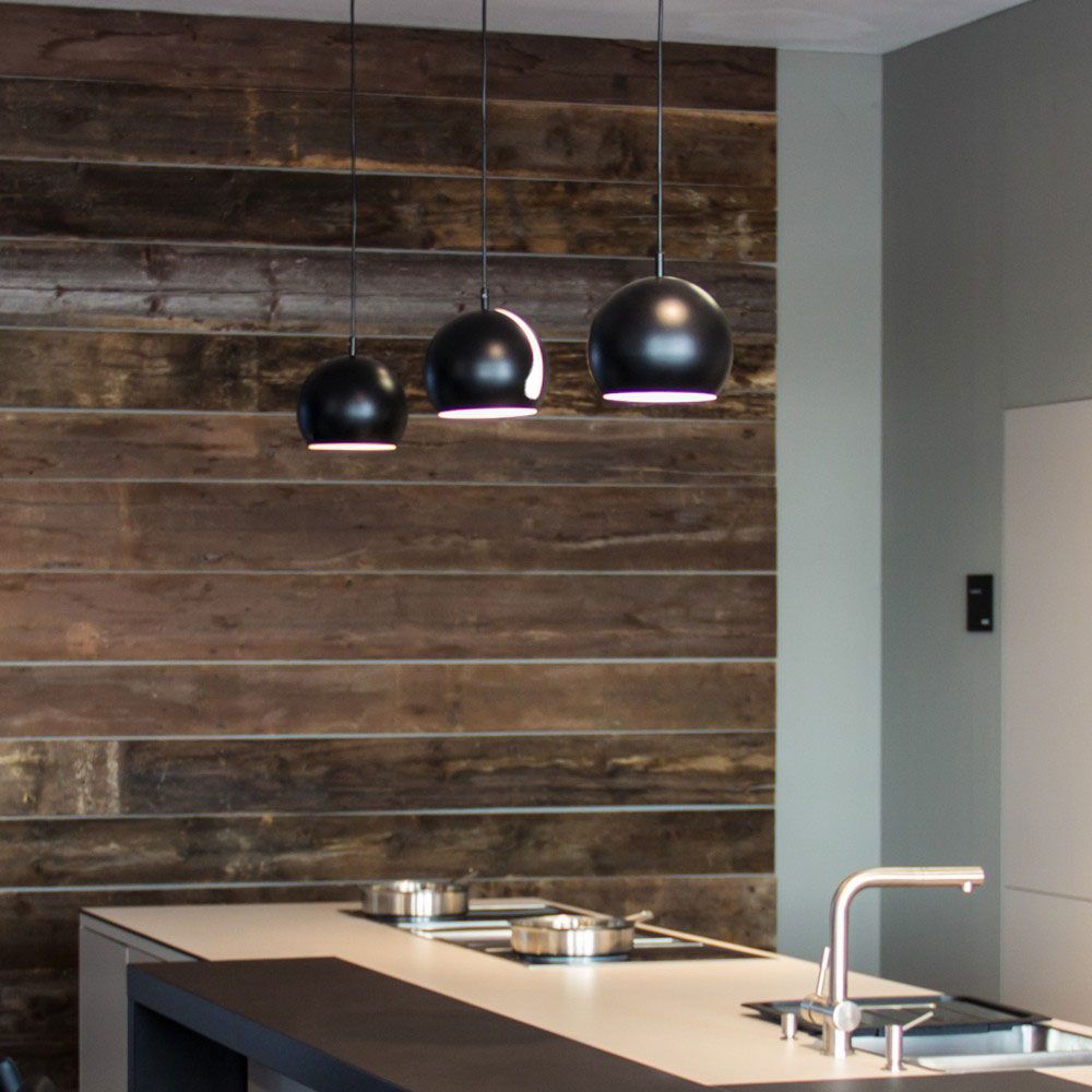 s.luce Ball pendant light 3-light with ceiling track