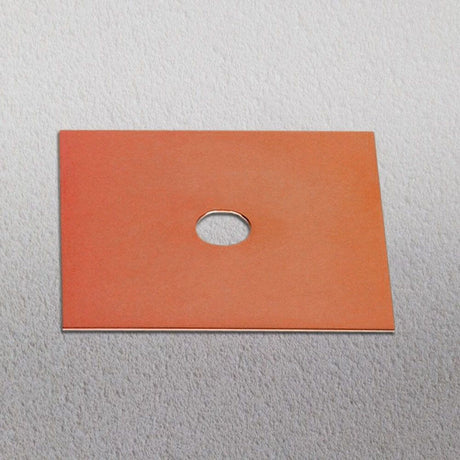 s.luce Piastra decorativa adatta a Beam 12x12 cm in arancione con foro per la personalizzazione della lampada da parete.
