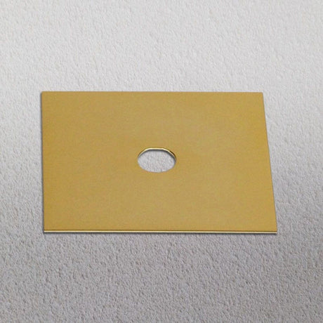 s.luce Piastra decorativa adatta a Beam 12x12 cm in design color oro.