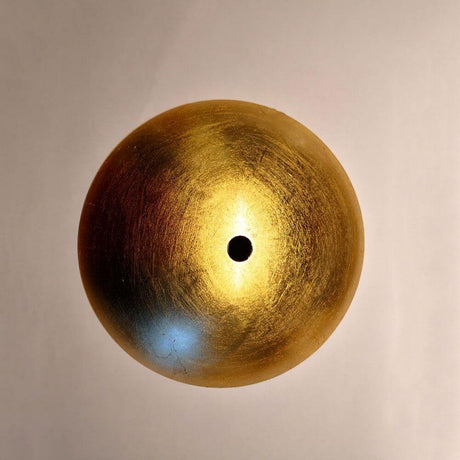 s.luce Ersatzglas für Diator in goldene Kugelform, idealer Ersatz für stilvolle Leuchten.