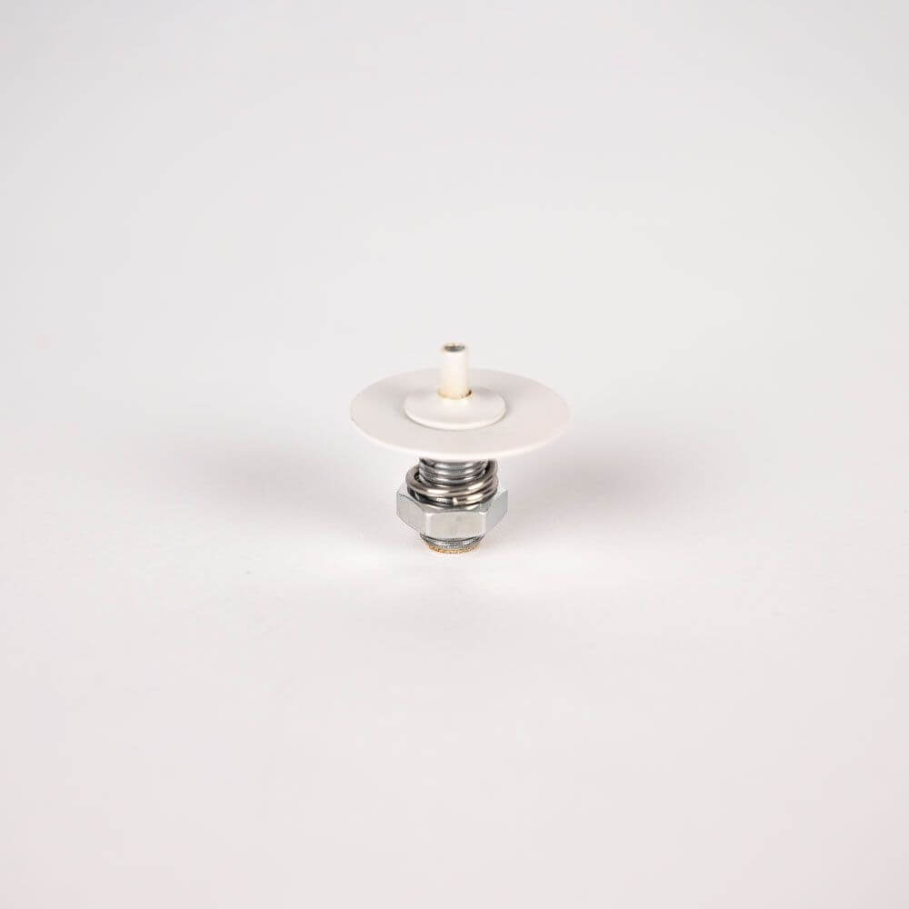 s.luce Kabel & Stahlseilaufnahme für Modular Baldachin - Kabelaufnehmer mit weißem Befestigungselement