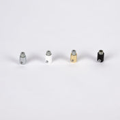 s.luce Modular Zugentlastung für Hängeleuchten in Silber, Weiß, Gold und Schwarz - Kabelaufnahme für 2- und 3-adrige Kabel.
