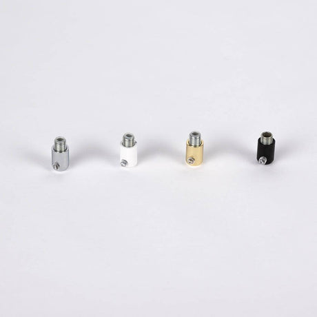 s.luce Modular Zugentlastung für Hängeleuchten in Silber, Weiß, Gold und Schwarz - Kabelaufnahme für 2- und 3-adrige Kabel.
