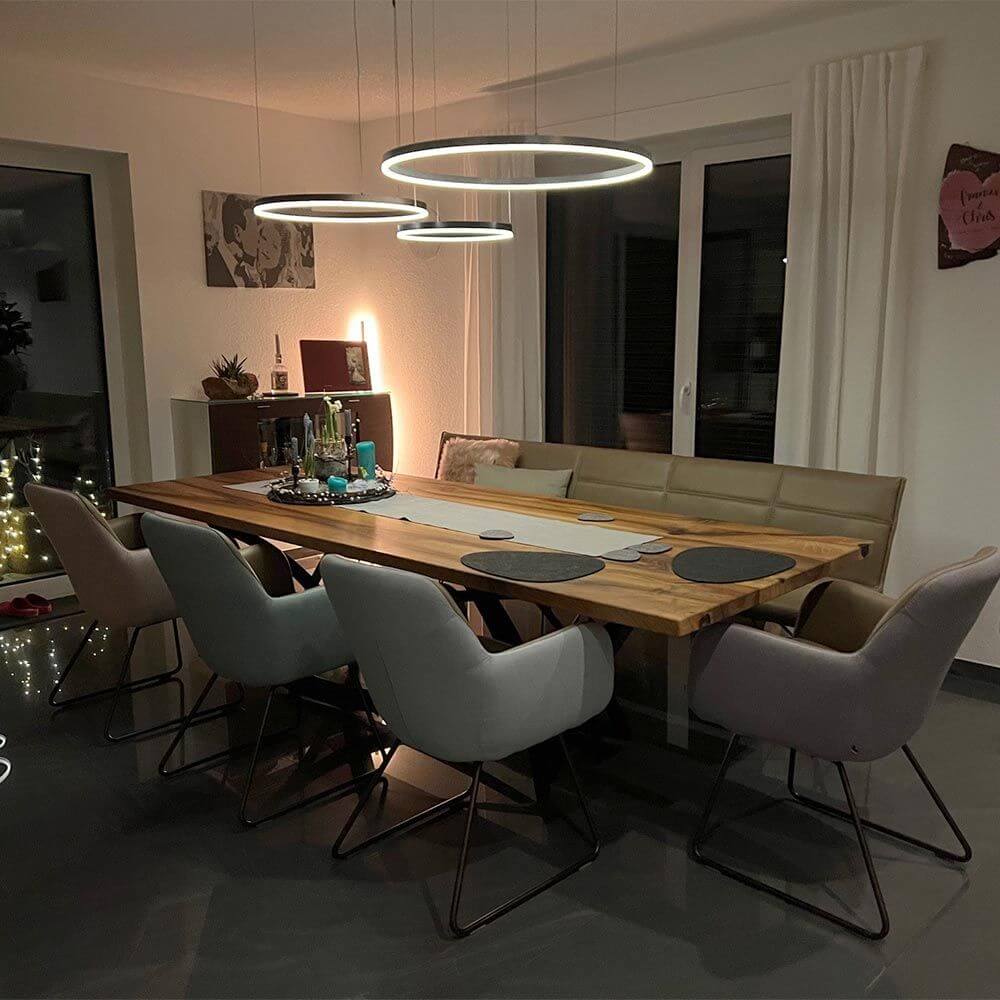 s.luce Ring 40 LED Hänglampa Direkt 5m