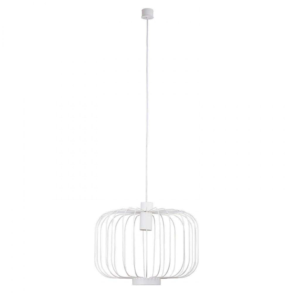 s.luce Rooms L direkt & indirekte Gitter-Hängeleuchte Ø 48cm in modernem Design mit Licht- und Schattenspielen.