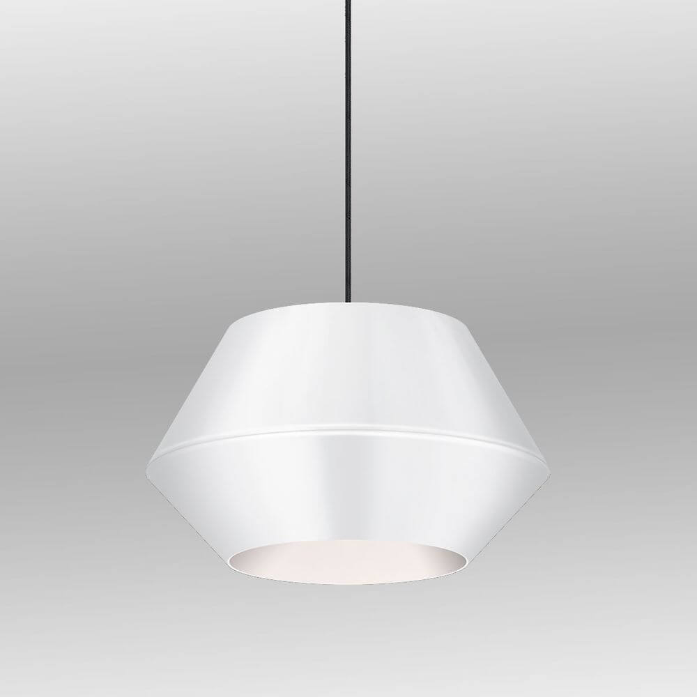 s.luce SkaDa LED Pendellampe Metallschirm in modernem Design, ideal für Wohn- und Essbereiche.