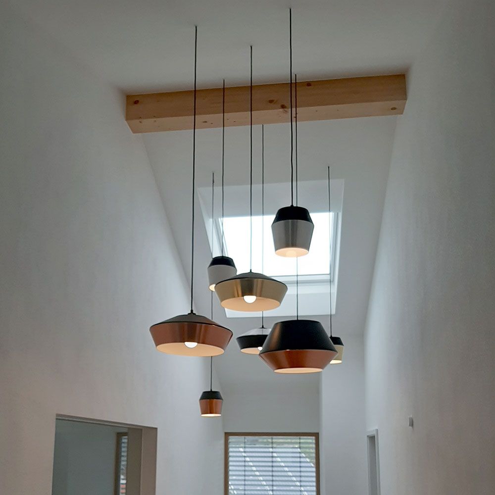 s.luce SkaDa LED Pendellampe Metallschirm