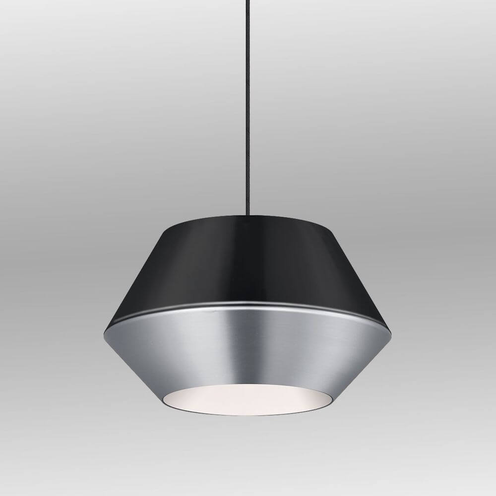 s.luce SkaDa LED Pendellampe Metallschirm in modernem Design mit direkter und indirekter Beleuchtung.