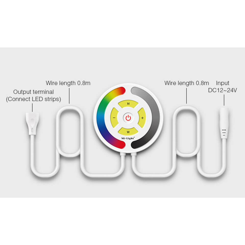 Touch Schalter für iLight RGBW Steuerung, 16 Millionen Farben, dimmbar, kompatibel mit Alexa.