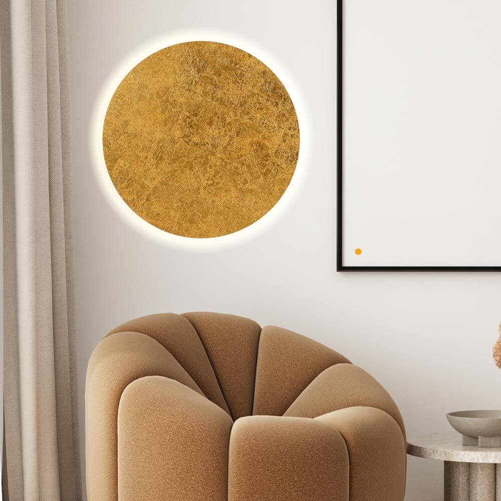 s.luce Lampe murale LED indirecte Cloud & plafonnier dans un environnement de vie moderne.