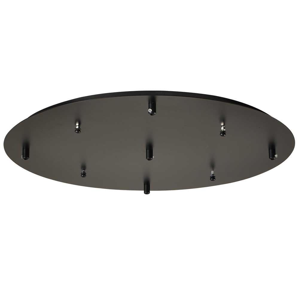 s.luce Crutch Hängeleuchten-Kombi in modernem minimalistischen Design mit ovaler Blende.