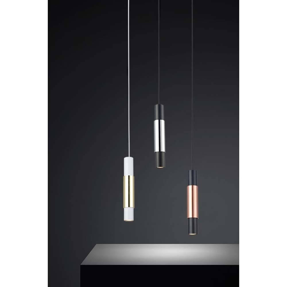 s.luce Crutch Hängeleuchten-Kombination Galerieleuchte inkl. Deko-Zylinder in modernem Design