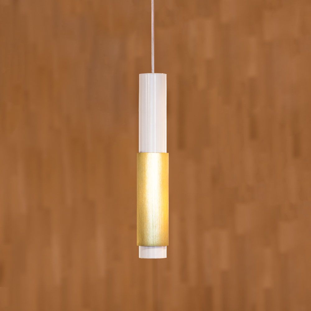 s.luce Hängelampe Crutch mit Deko Zylinder, moderne Pendelleuchte für stilvolle Akzente in jedem Raum.