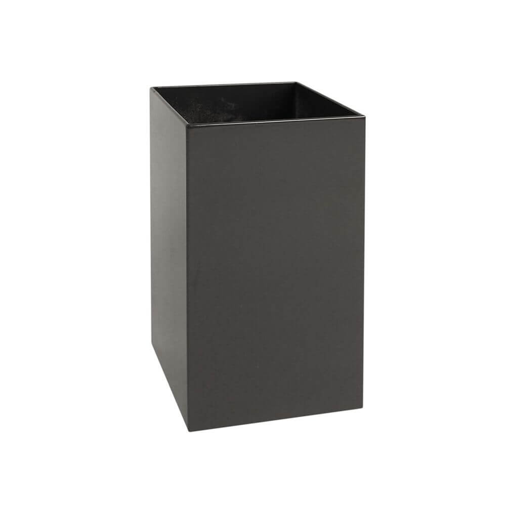 s.luce Ixa XL rechteckige Cover Abdeckung für Ixa Basis in modernem, schwarzem Design.