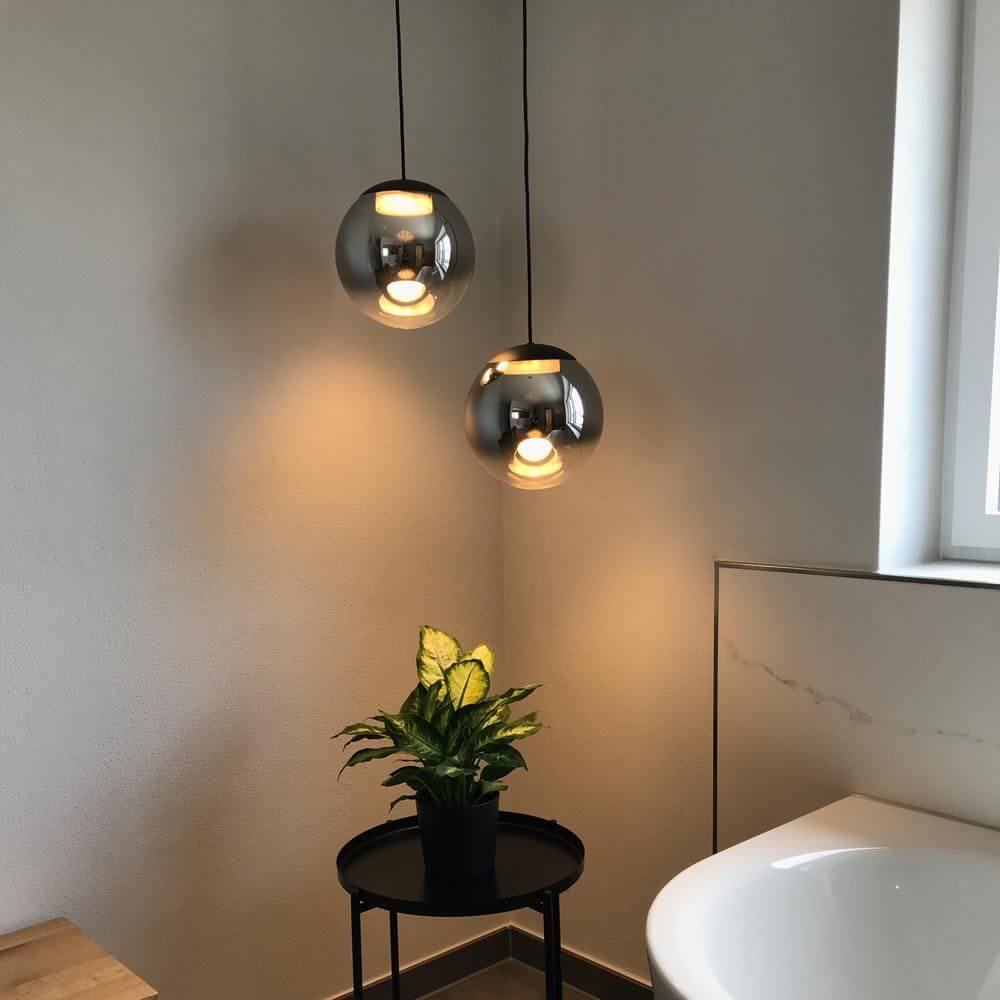 s.luce Progress Pendelleuchte Glas mit Farbverlauf