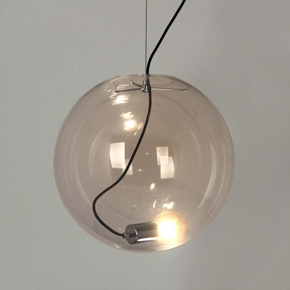 s.luce Sphere Lampe de galerie Boule en verre 5m de suspension
