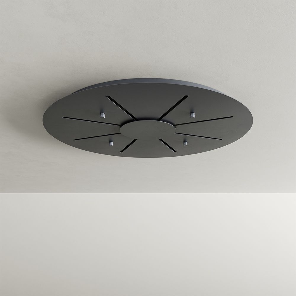 s.luce Arion organische LED Galerieleuchte XXL Schlauch Warmweiß in modernem Design an der Decke.