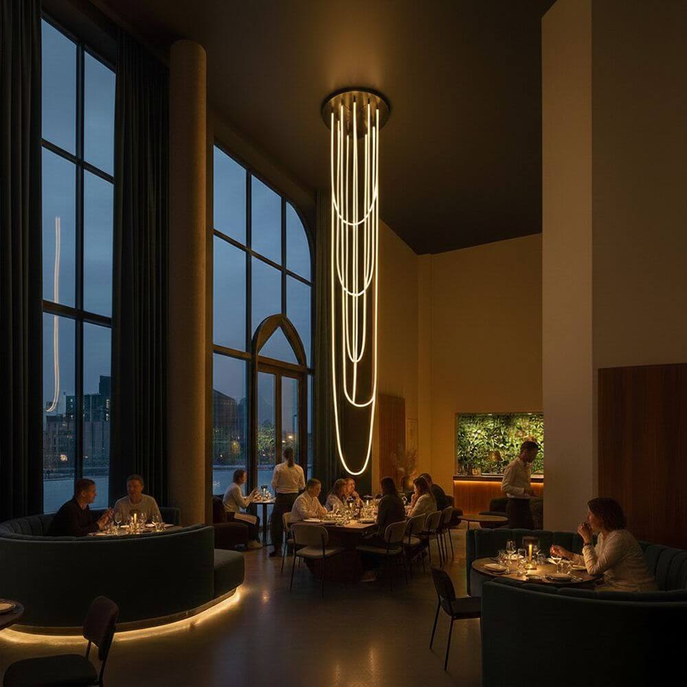 s.luce Arion organische LED Galerieleuchte XXL Licht-Schlauch Warmweiß