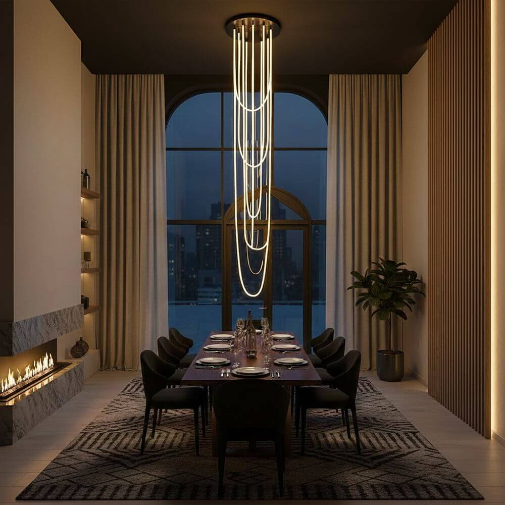 s.luce Arion organische LED Galerieleuchte XXL Licht-Schlauch Warmweiß