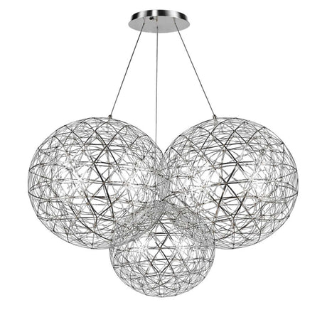 s.luce Atom Cluster LED Mehrfach-Pendelleuchte 3-flammig in eleganter, geometrischer Form.