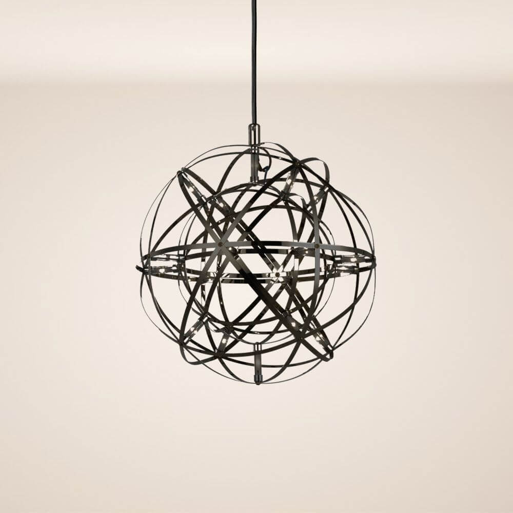 s.luce Atom LED pendant light in modern design, ideal for atmospheric lighting in living spaces.