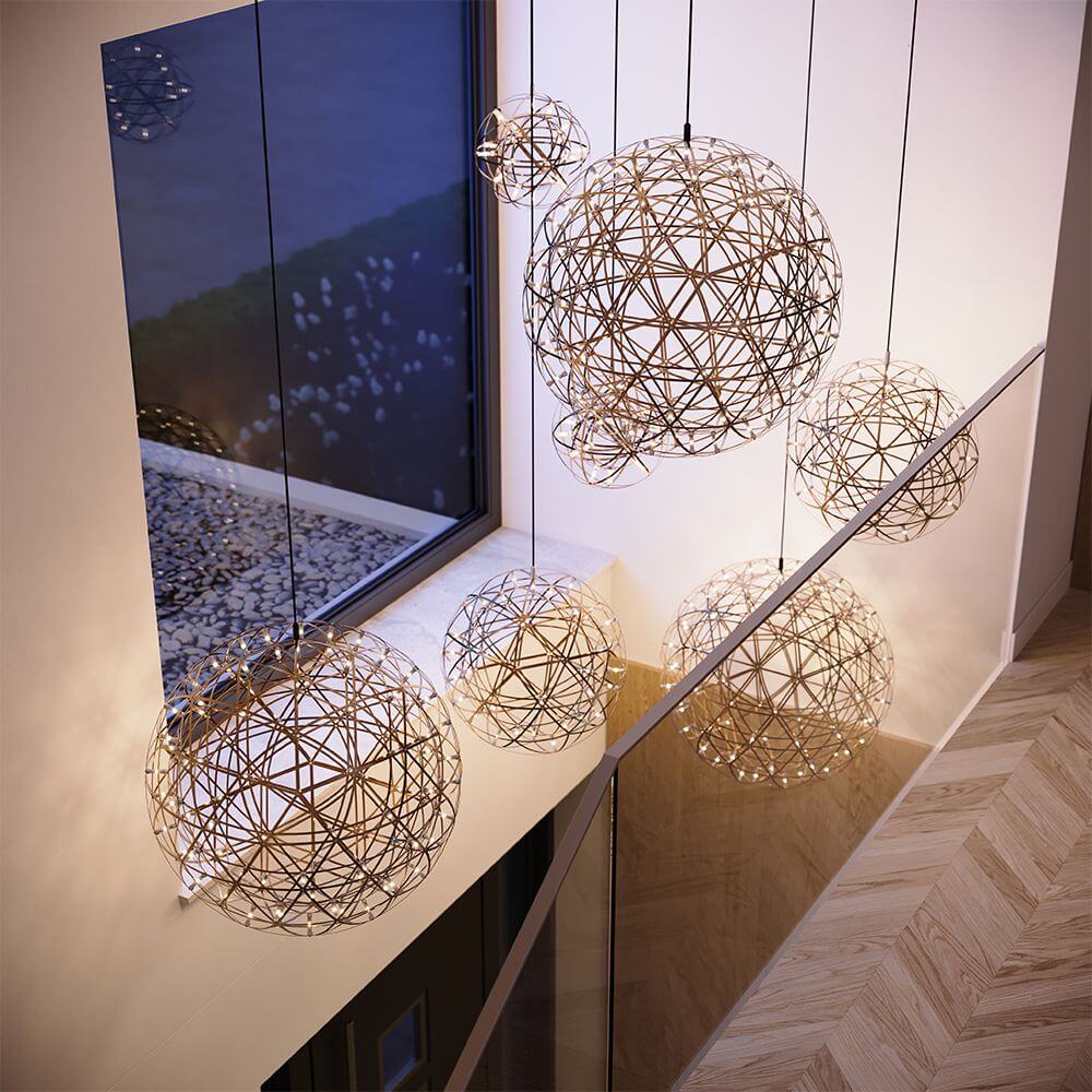 s.luce Atom LED-Hängeleuchte Dimmbar - Moderne Leuchten schaffen tolle Lichtakzente im Wohnraum.