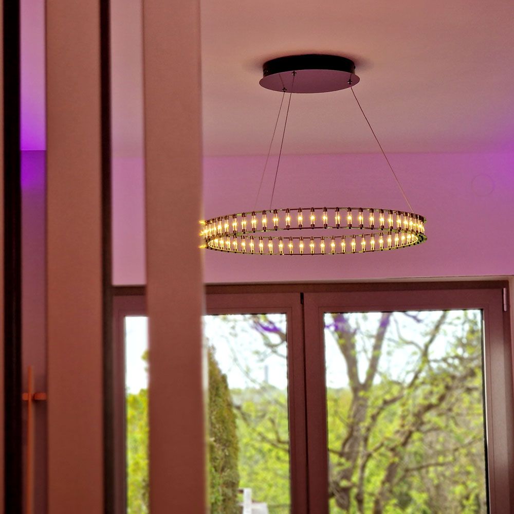 s.luce Lámpara colgante Atom Ring LED Regulable
