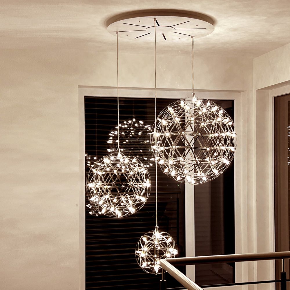 s.luce Combinación de lámpara colgante Atom XL Modular