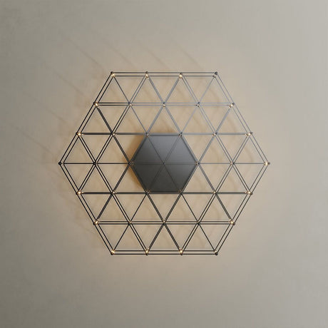 s.luce Atom eckige LED Effekt Wand- & Deckenleuchte in modernem geometrischen Design
