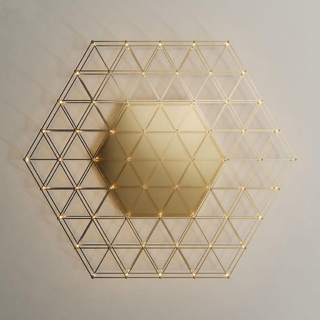 s.luce Atom eckige LED Effekt Wand- & Deckenleuchte im modernen, geometrischen Design