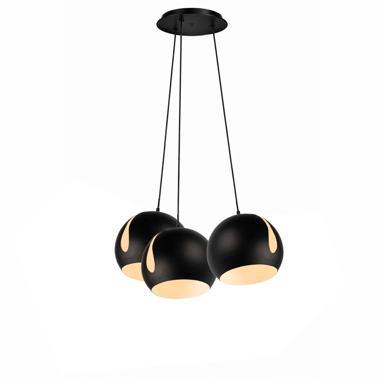 s.luce Ball Lampa wisząca wielopunktowa Cluster 3-płomienna 3x20