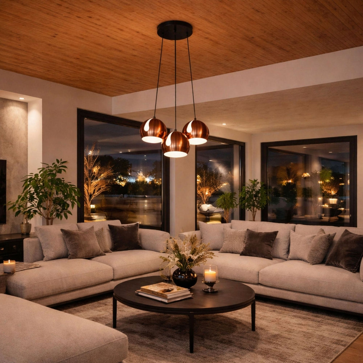 s.luce Ball Lampa wisząca wielopunktowa Cluster 3-płomienna 3x20