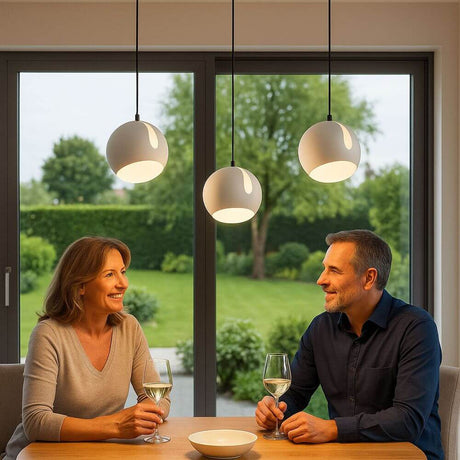 s.luce Wisząca lampa stołowa Ball Ø 30cm 120cm