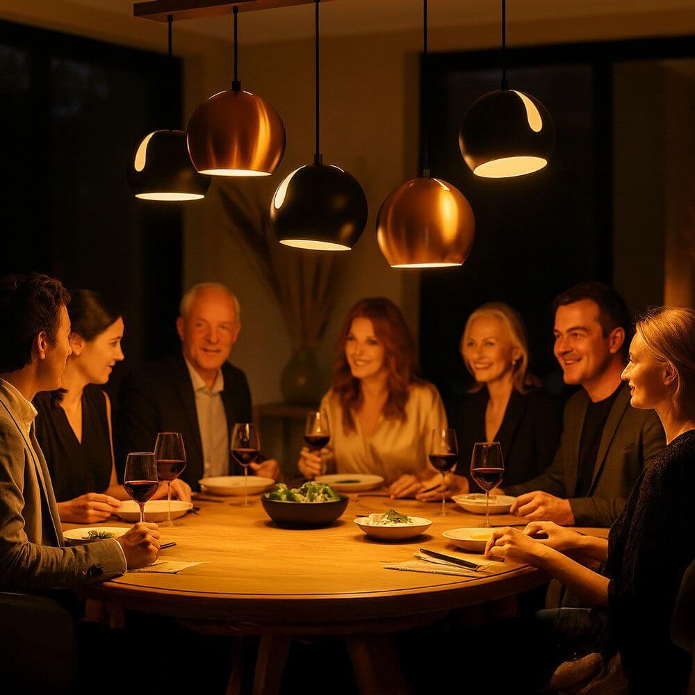 s.luce Lampa wisząca do stołu w kształcie kuli Ø 30 cm 160 cm