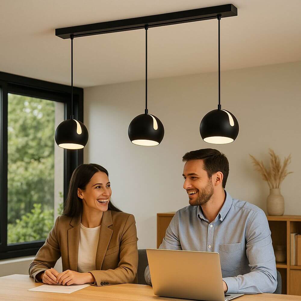 s.luce Lampa wisząca do stołu w kształcie kuli Ø 20 cm 160 cm