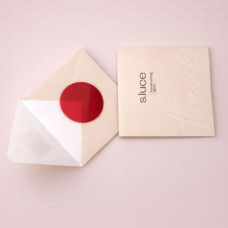 s.luce Beam Glas Farbfilter in einer eleganten Verpackung mit rotem Siegel