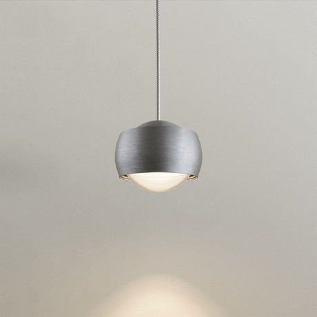 s.luce Beam LED Hängeleuchte Ø 8cm in elegantem Design mit Metall-Decken-Baldachin