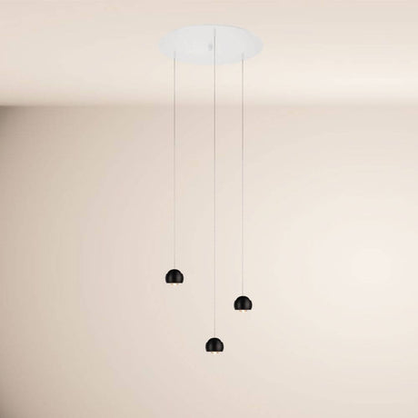 s.luce Beam LED pendant light 3- or 5-light modular canopy