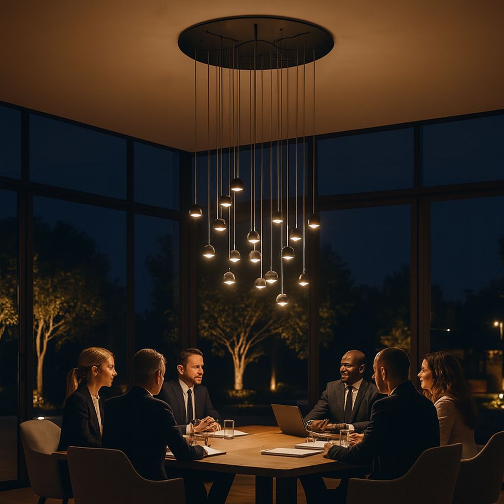 s.luce Beam XL LED-galerielamp Hanglamp met 16 of 24 lampjes