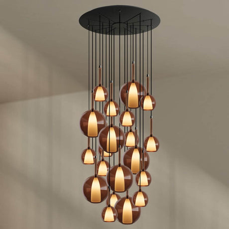 s.luce Belluna gallery light 20 luzes Ø 120cm canopy