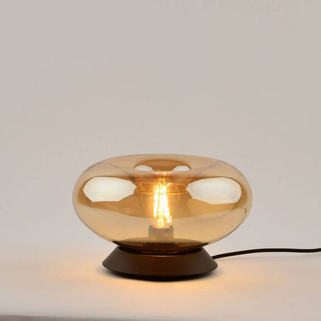 s.luce Designerska szklana lampa stołowa Cruet E27 z włącznikiem