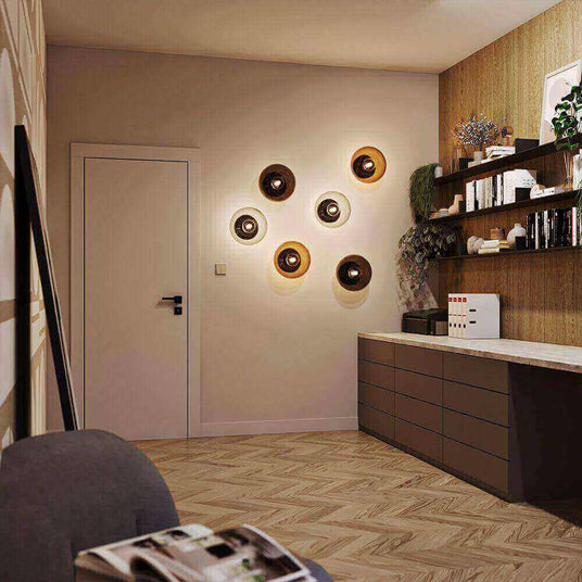 s.luce Cruet Glas Wand- en Plafondlamp Up & Low in moderne woonruimte met stijlvol ontwerp.